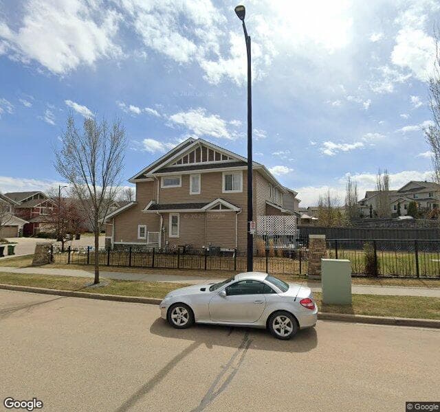 Street view of 4918 213 Street NW, Edmonton