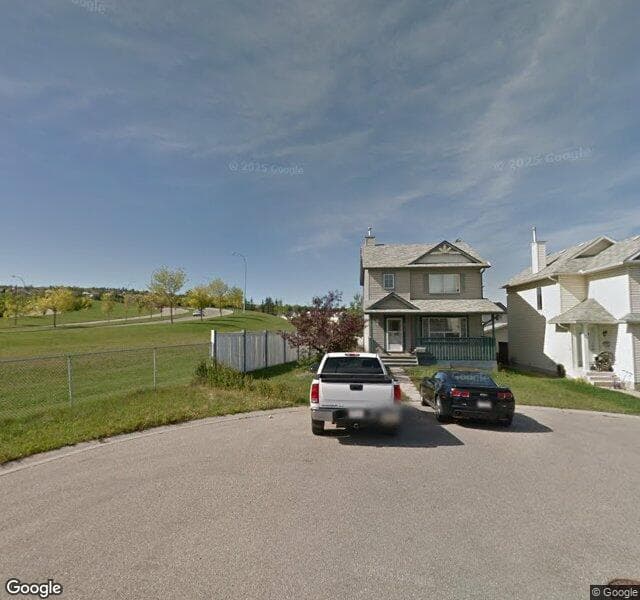 Street view of 135 Hidden Hills Place NW, Calgary