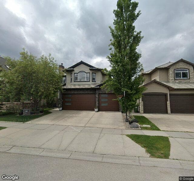 Street view of 427 Rocky Ridge Drive NW, Calgary
