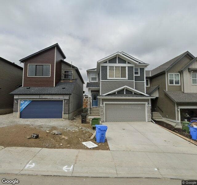 Street view of 35 Versant View SW, Calgary