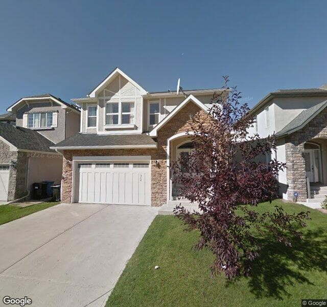 Street view of 72 Sherwood Way NW, Calgary
