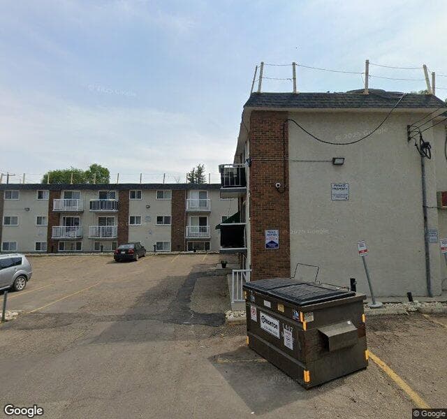 Street view of 5-10640 123 Street NW, Edmonton