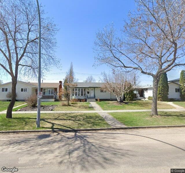Street view of 8012 163 Street NW, Edmonton