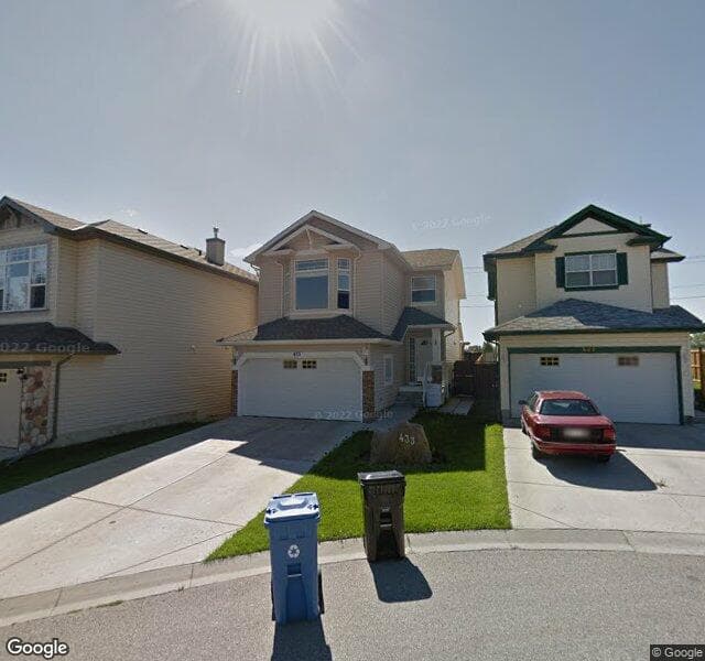 Street view of 433 Bridlewood Court SW, Calgary