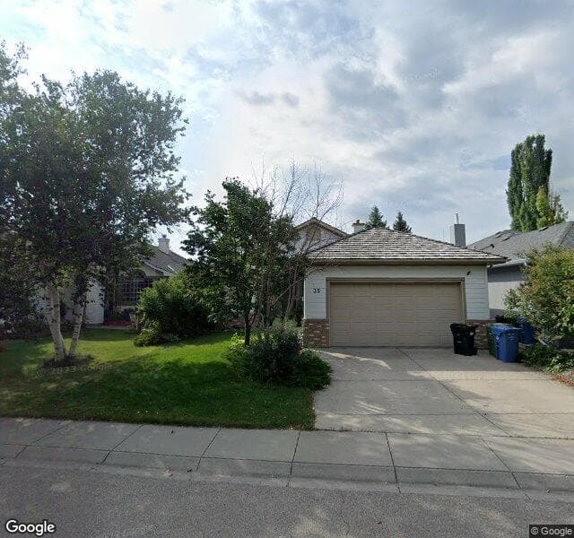 Street view of 35 Valley Ridge Green NW, Calgary