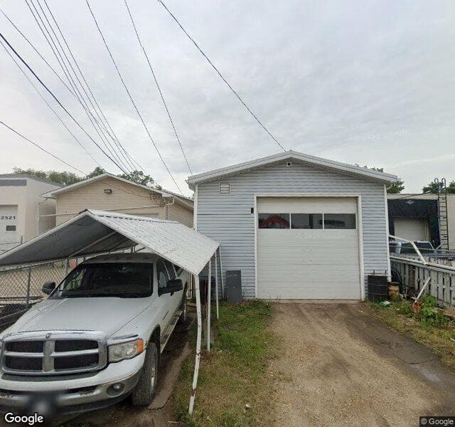 Street view of 12529 125 Street NW, Edmonton