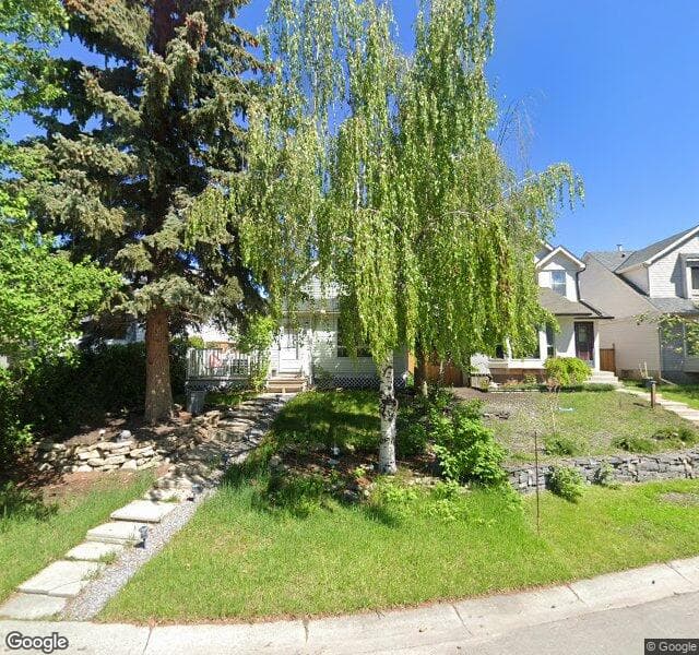 Street view of 64 Woodglen Court SW, Calgary