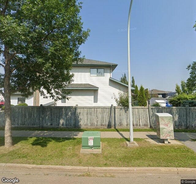Street view of 3803 42 Street NW, Edmonton