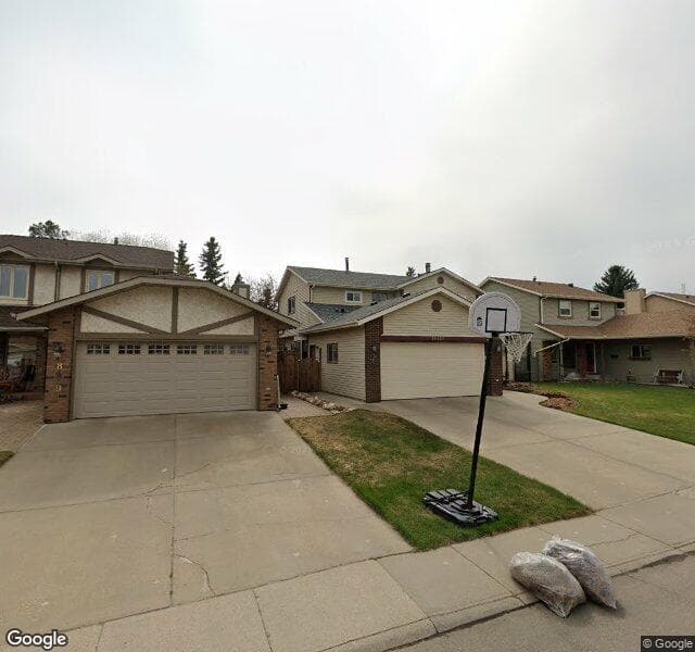 Street view of 18429 55 Avenue NW, Edmonton