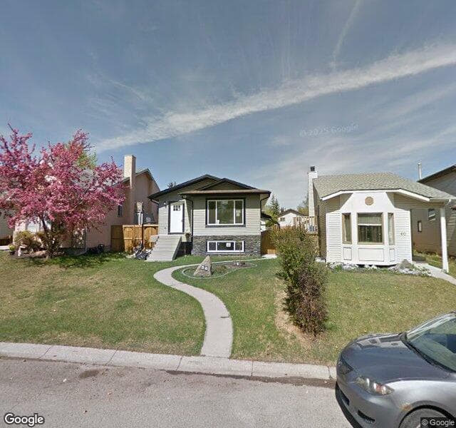 Street view of 56 Shawglen Road SW, Calgary