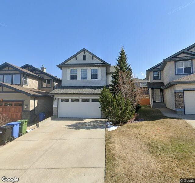 Street view of 129 Panamount Court NW, Calgary