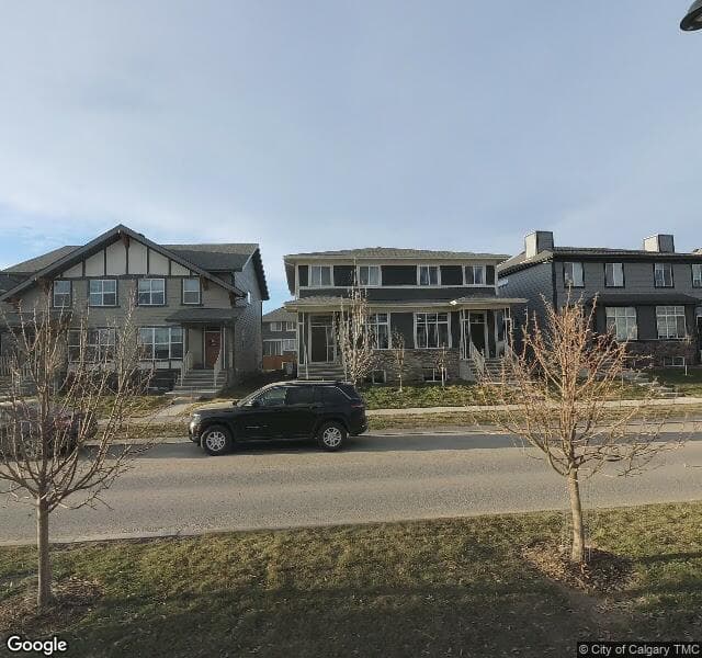 Street view of 1016 Mahogany Boulevard SE, Calgary