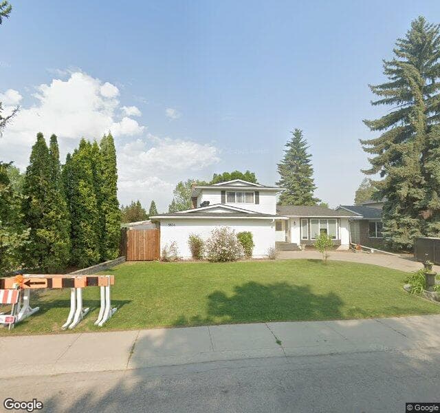 Street view of 5604 144 Street NW, Edmonton