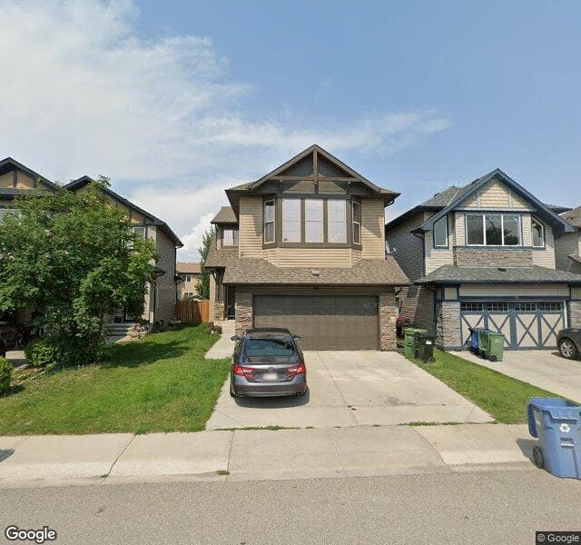 Street view of 18 Brightonstone Passage SE, Calgary