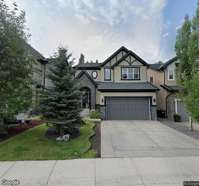 Street view of 61 Valley Woods Way NW, Calgary