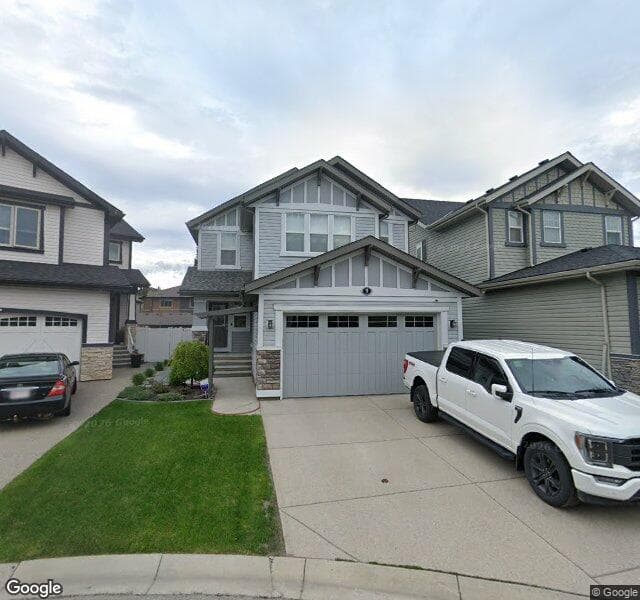 Street view of 9 Chaparral Valley Court SE, Calgary