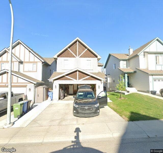 Street view of 93 Evansbrooke Park NW, Calgary