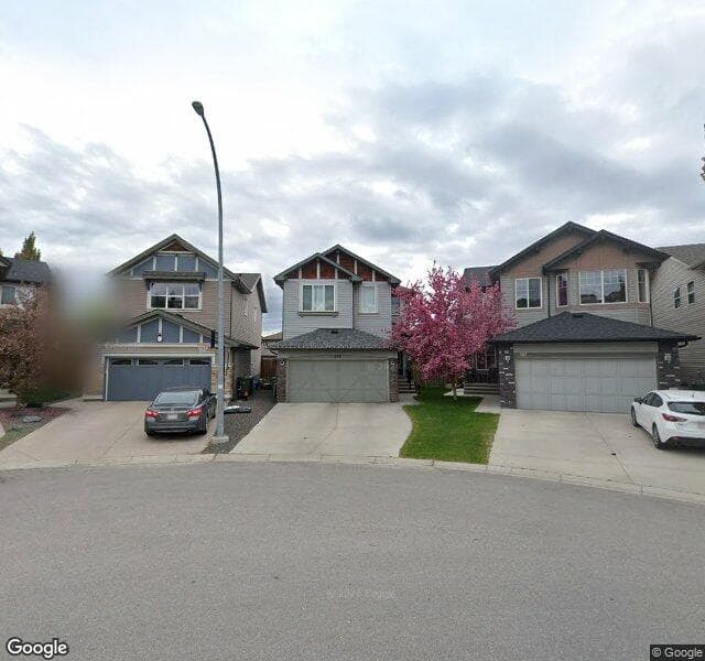 Street view of 179 Chaparral Valley Terrace SE, Calgary