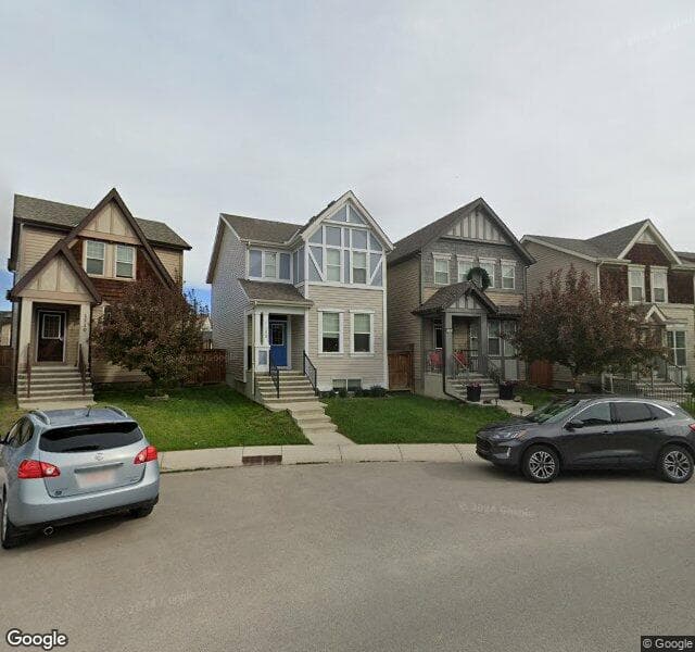 Street view of 1106 New Brighton Park SE, Calgary