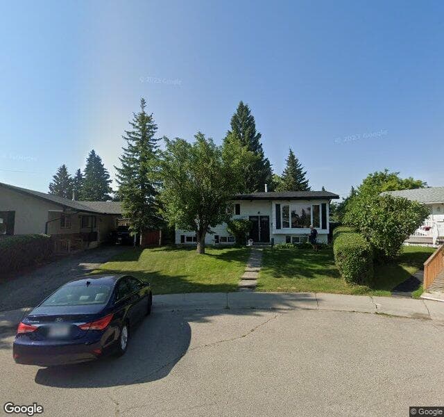 Street view of 1423 109 Avenue SW, Calgary