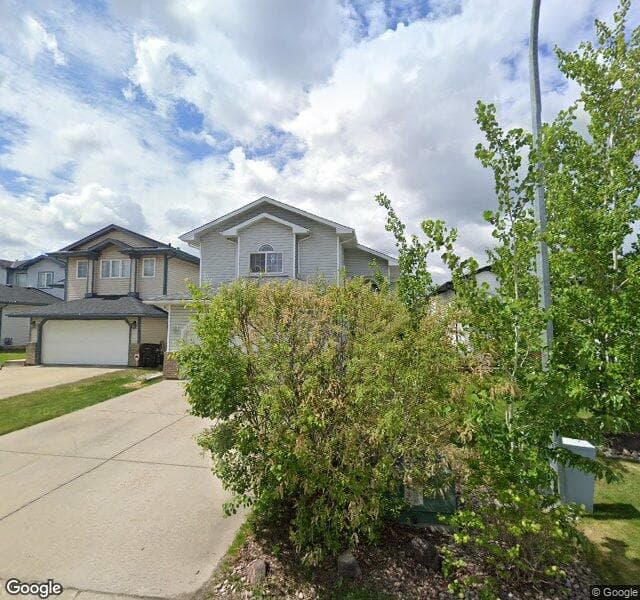 Street view of 16520 68 Street NW, Edmonton
