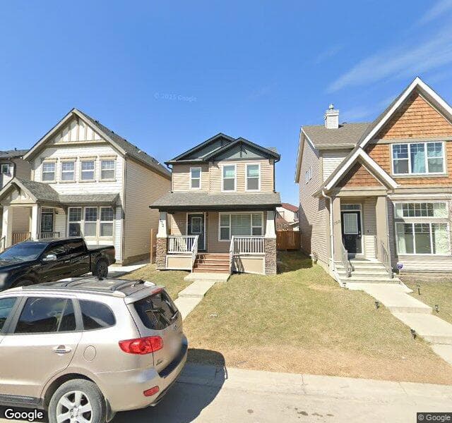 Street view of 172 Skyview Springs Gardens NE, Calgary