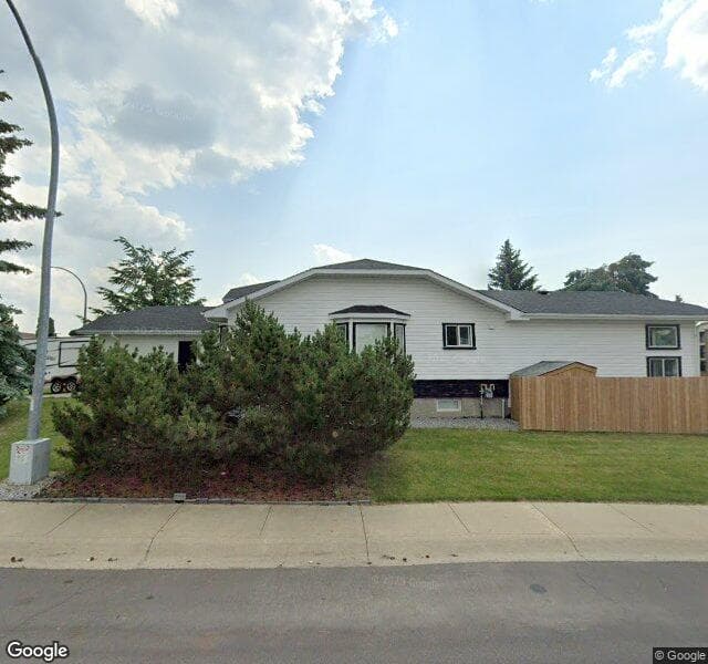 Street view of 2424 37 Street NW, Edmonton