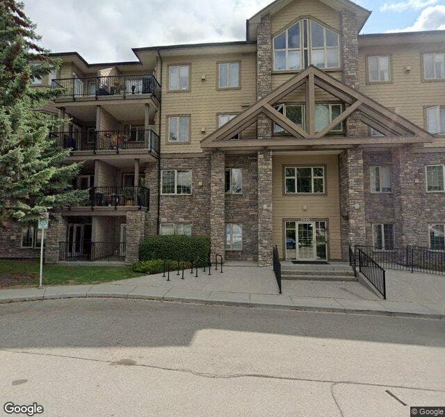 Street view of 401-3810 43 Street SW, Calgary