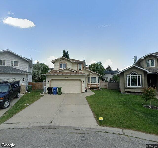 Street view of 224 Riverside Bay SE, Calgary