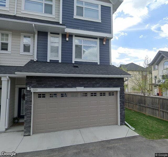 Street view of 319 Wentworth Row SW, Calgary