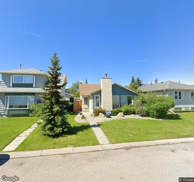 Street view of 56 Woodborough Crescent SW, Calgary