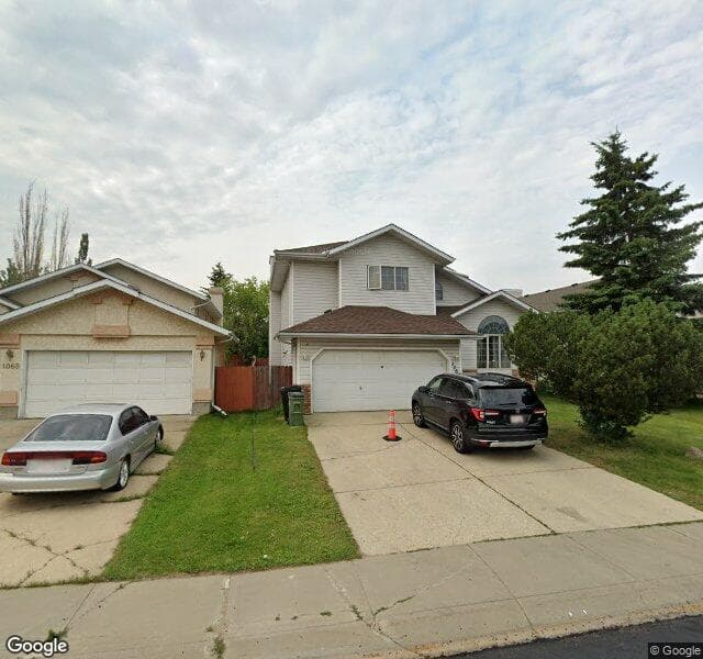 Street view of 1067 James Crescent NW, Edmonton