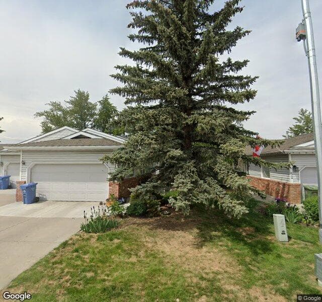 Street view of 48 Bow Landing NW, Calgary