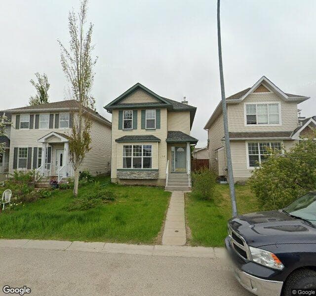 Street view of 136 Cramond Crescent SE, Calgary