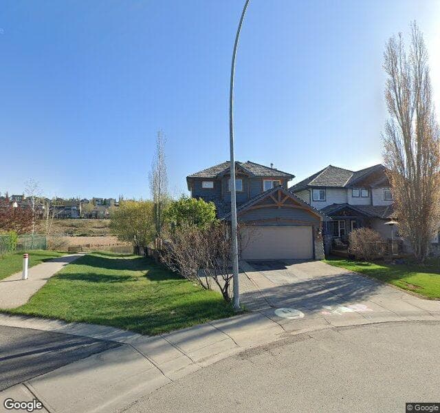 Street view of 30 Hidden Creek Place NW, Calgary