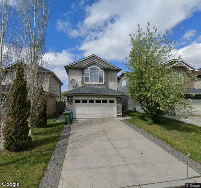 Street view of 64 Eversyde Manor SW, Calgary