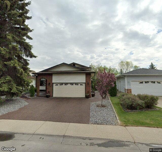 Street view of 17707 93 Street NW, Edmonton