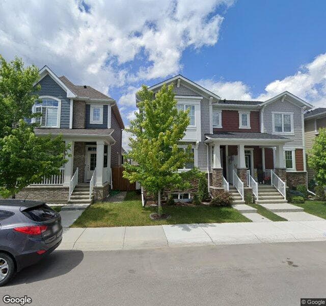 Street view of 138 Yorkville Green SW, Calgary