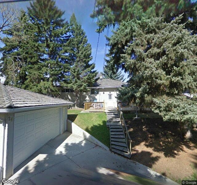 Street view of 24 Northmount Crescent NW, Calgary