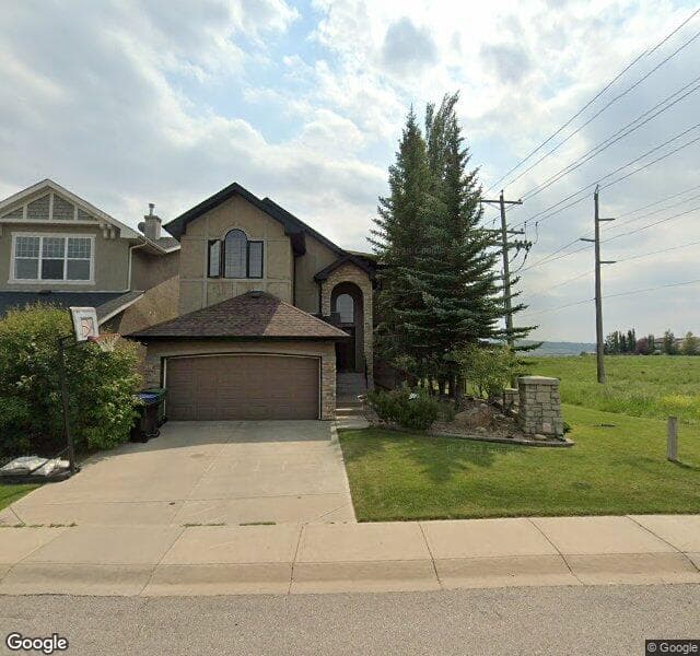 Street view of 261 Tuscany Ravine Road NW, Calgary