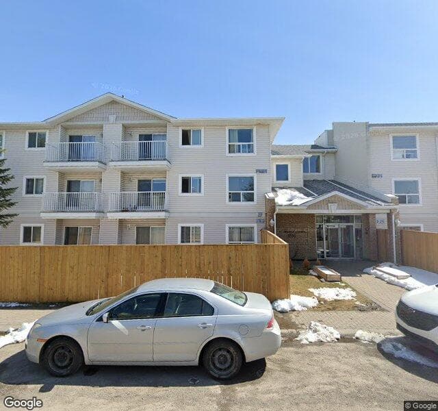 Street view of 311-5555 Falsbridge Drive NE, Calgary
