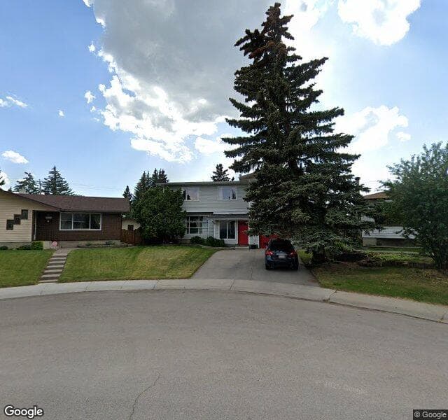 Street view of 4927 Batchelor Crescent NW, Calgary