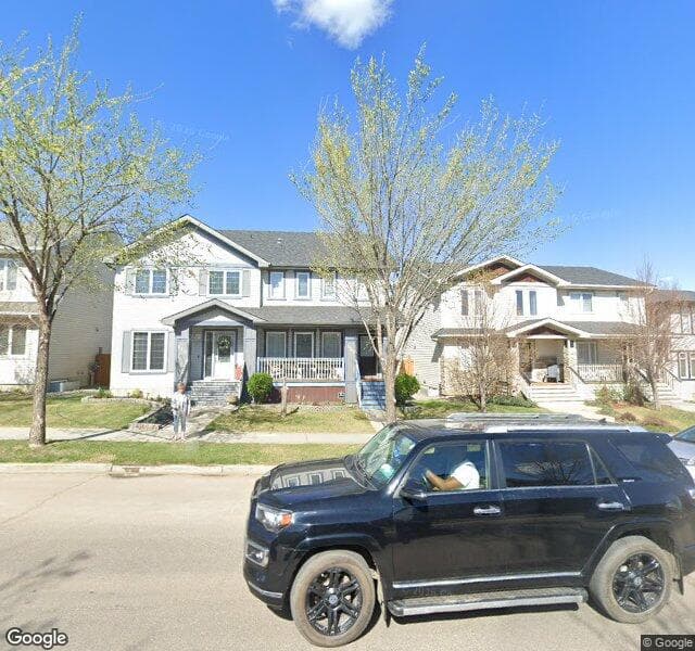 Street view of 408 Secord Boulevard NW, Edmonton