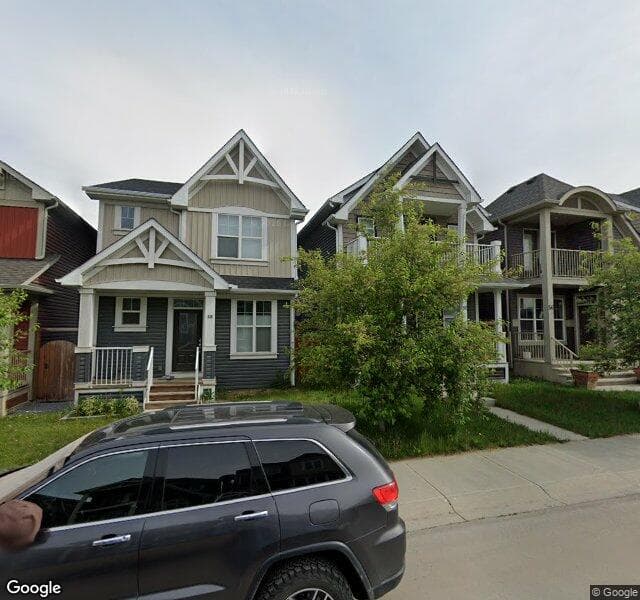 Street view of 52 Auburn Meadows Gardens SE, Calgary