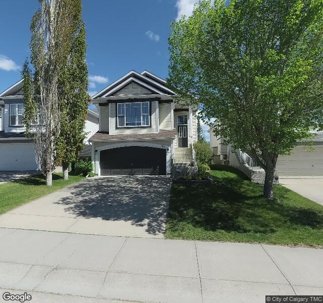 Street view of 144 Tuscany Drive NW, Calgary