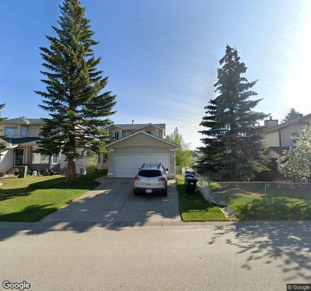 Street view of 120 Hidden Valley Place NW, Calgary