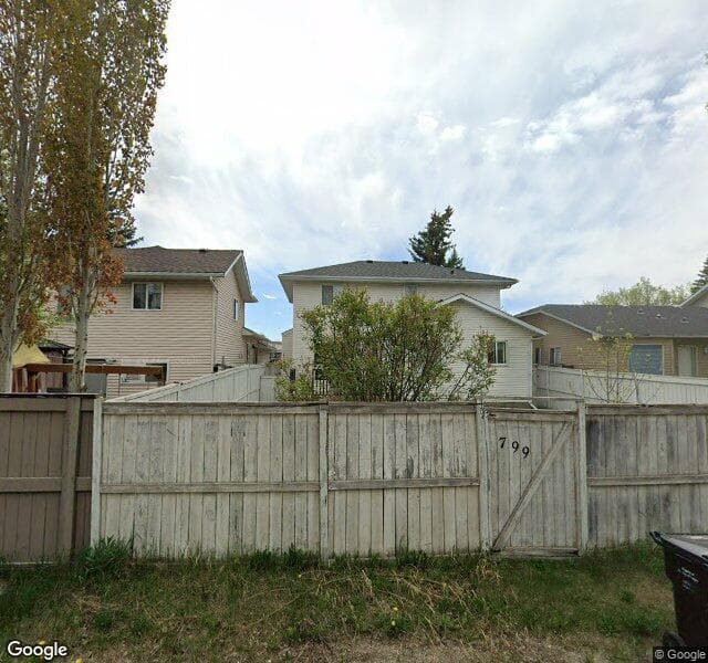 Street view of 799 Coventry Drive NE, Calgary