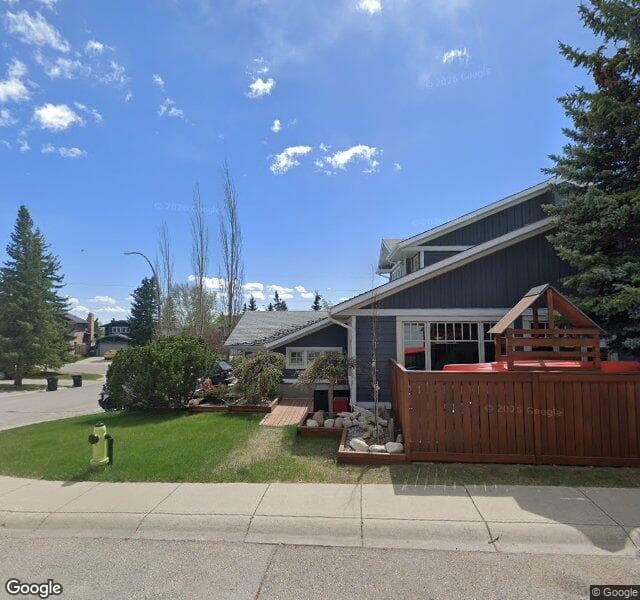 Street view of 11 Hawksley Crescent NW, Calgary