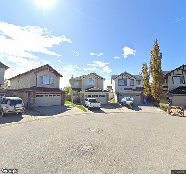 Street view of 238 Cranwell Bay SE, Calgary