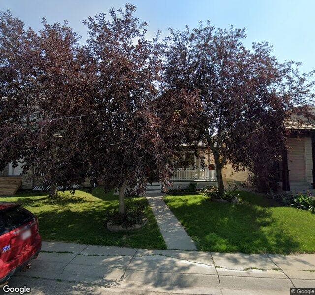 Street view of 332 Mount Aberdeen Close SE, Calgary